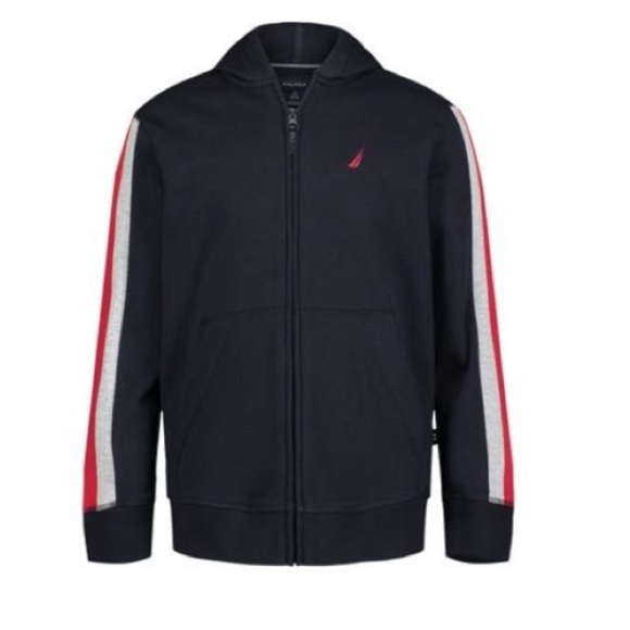 🎁 Nautica Fleece Zip Front Hoodie: Nautica
Polar Fleece Zip-Up boys sweater - Picture 1 of 8